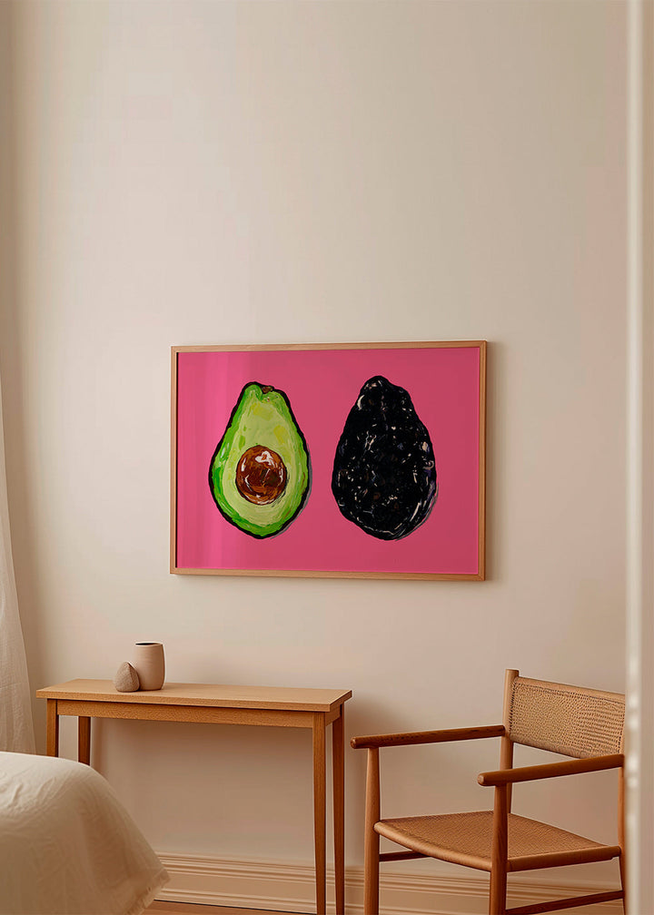 Lisslune | Avocado on Pink - Alice Straker