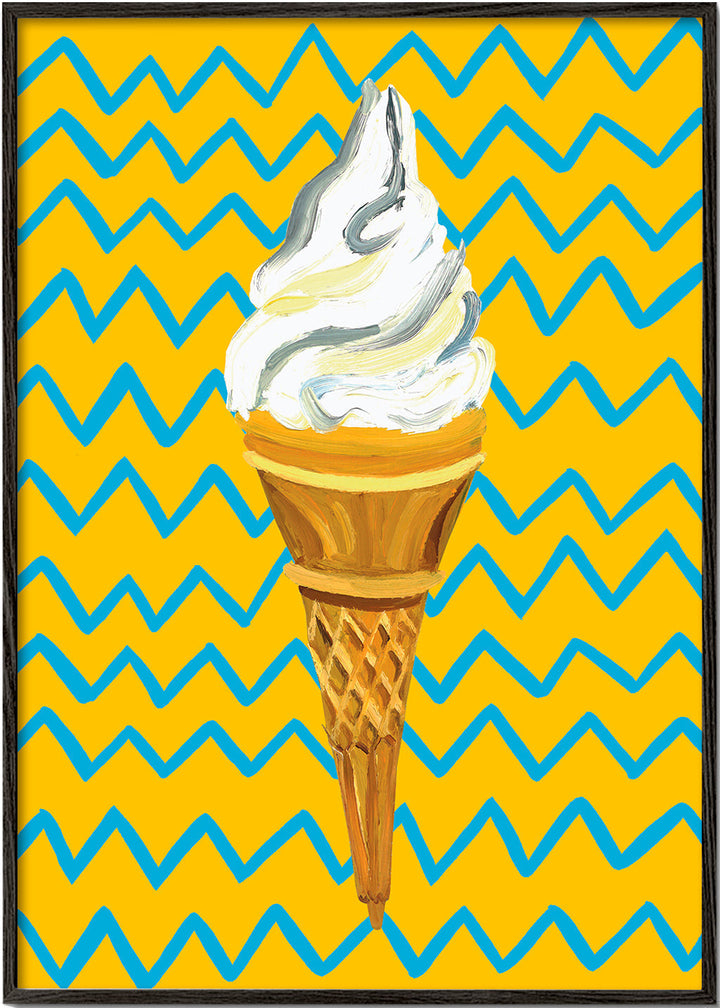 Lisslune | Ice Cream Yellow Zigzag - Alice Straker