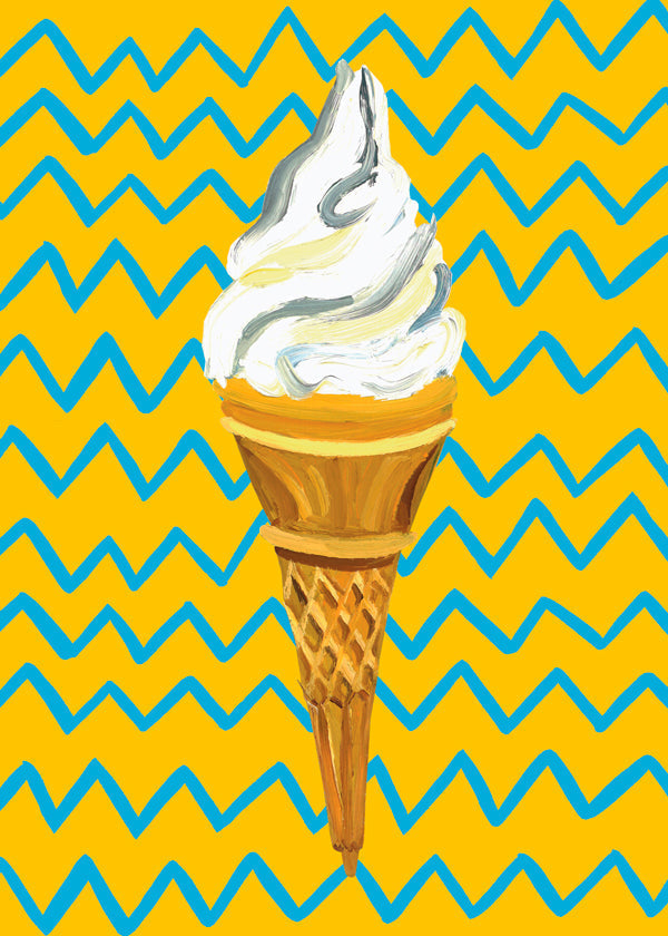 Lisslune | Ice Cream Yellow Zigzag - Alice Straker