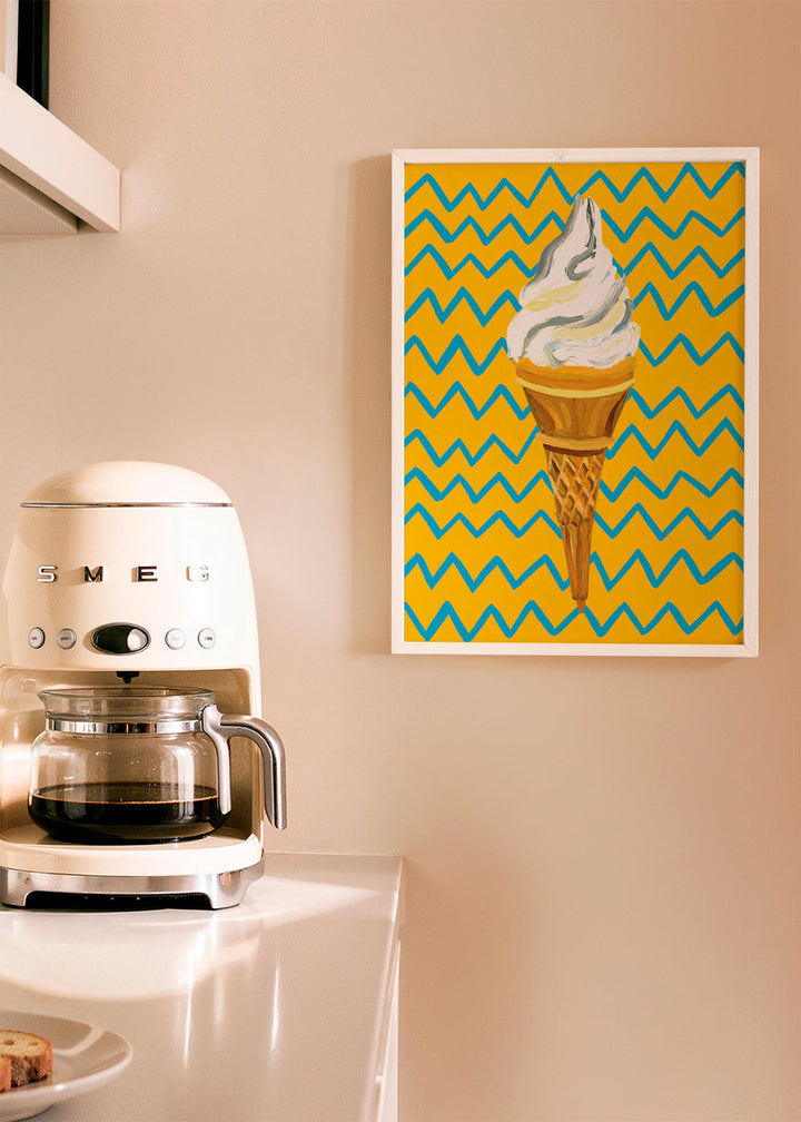 Lisslune | Ice Cream Yellow Zigzag - Alice Straker