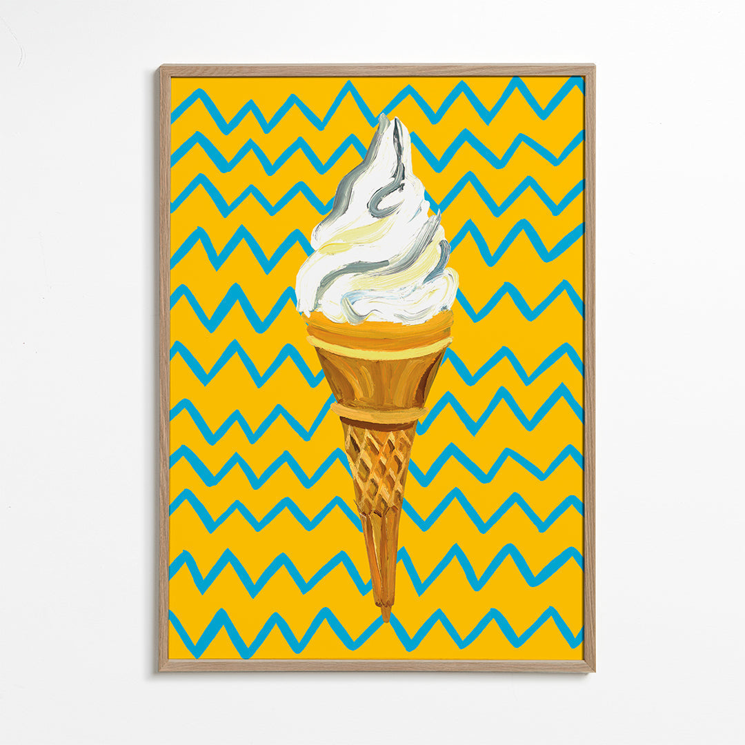 Lisslune | Ice Cream Yellow Zigzag - Alice Straker