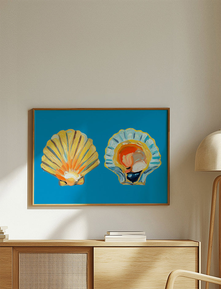 Lisslune | Scallop on Blue - Alice Straker