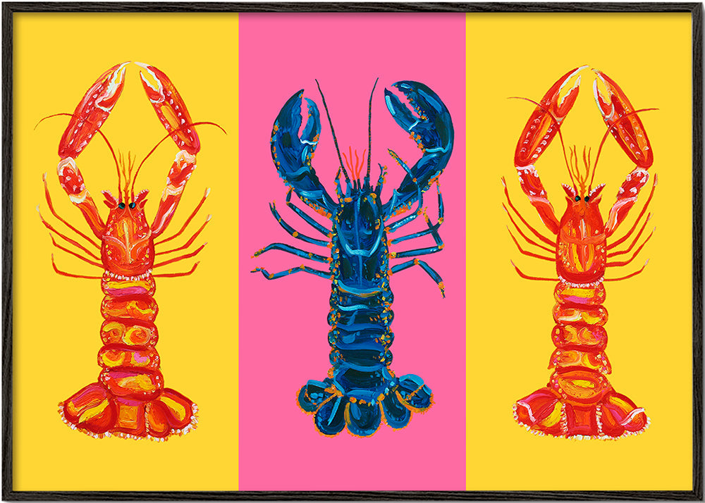 Lisslune | Lobster Langoustines Pop Art 2 - Alice Straker