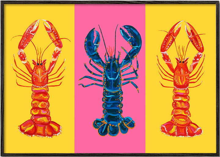 Lisslune | Lobster Langoustines Pop Art 2 - Alice Straker