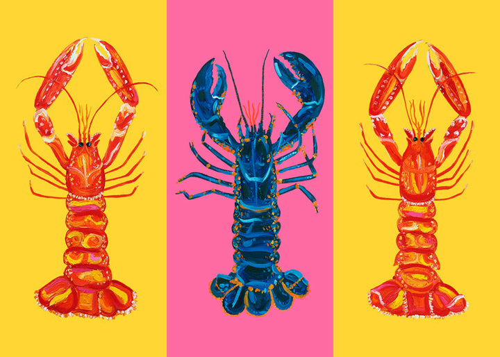 Lisslune | Lobster Langoustines Pop Art 2 - Alice Straker