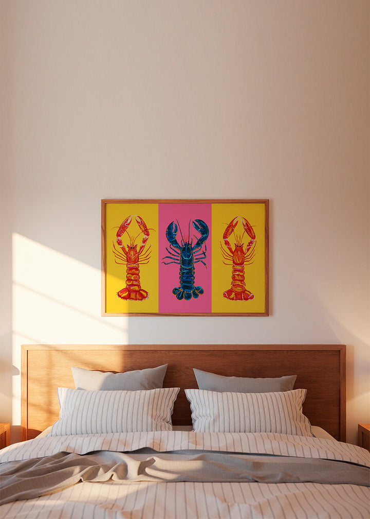 Lisslune | Lobster Langoustines Pop Art 2 - Alice Straker