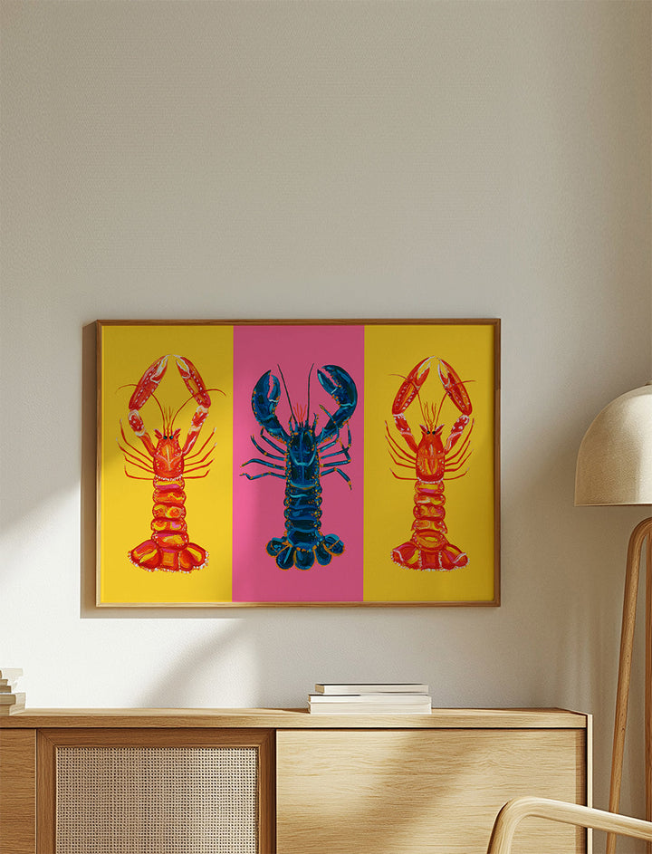 Lisslune | Lobster Langoustines Pop Art 2 - Alice Straker