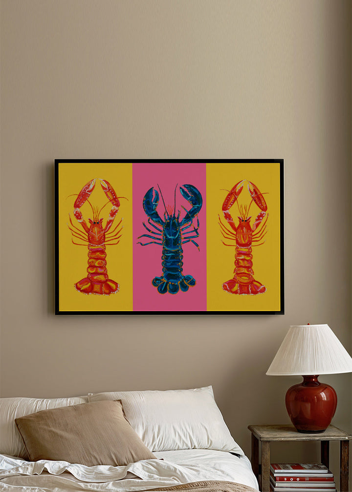 Lisslune | Lobster Langoustines Pop Art 2 - Alice Straker