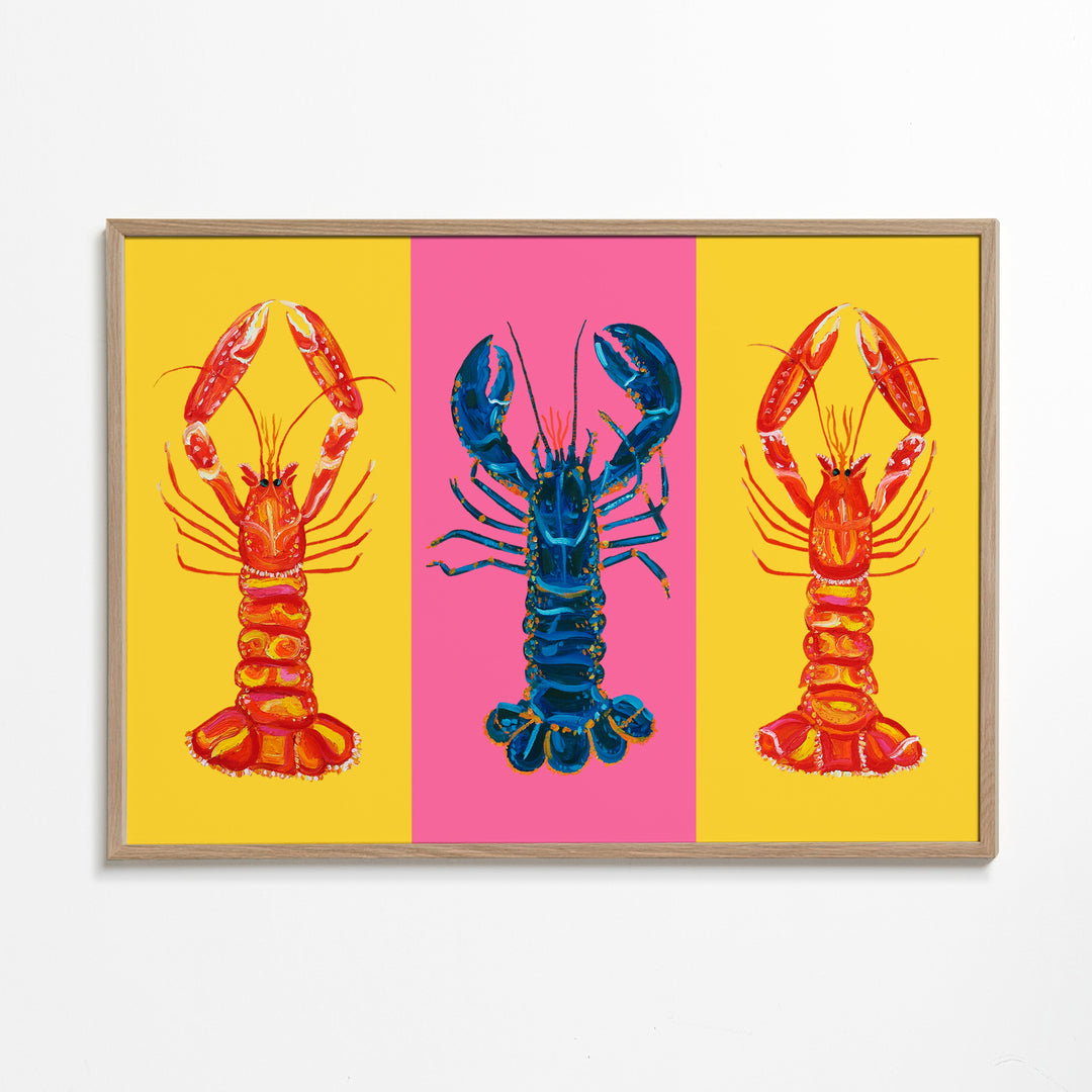 Lisslune | Lobster Langoustines Pop Art 2 - Alice Straker