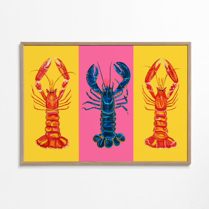 Lisslune | Lobster Langoustines Pop Art 2 - Alice Straker