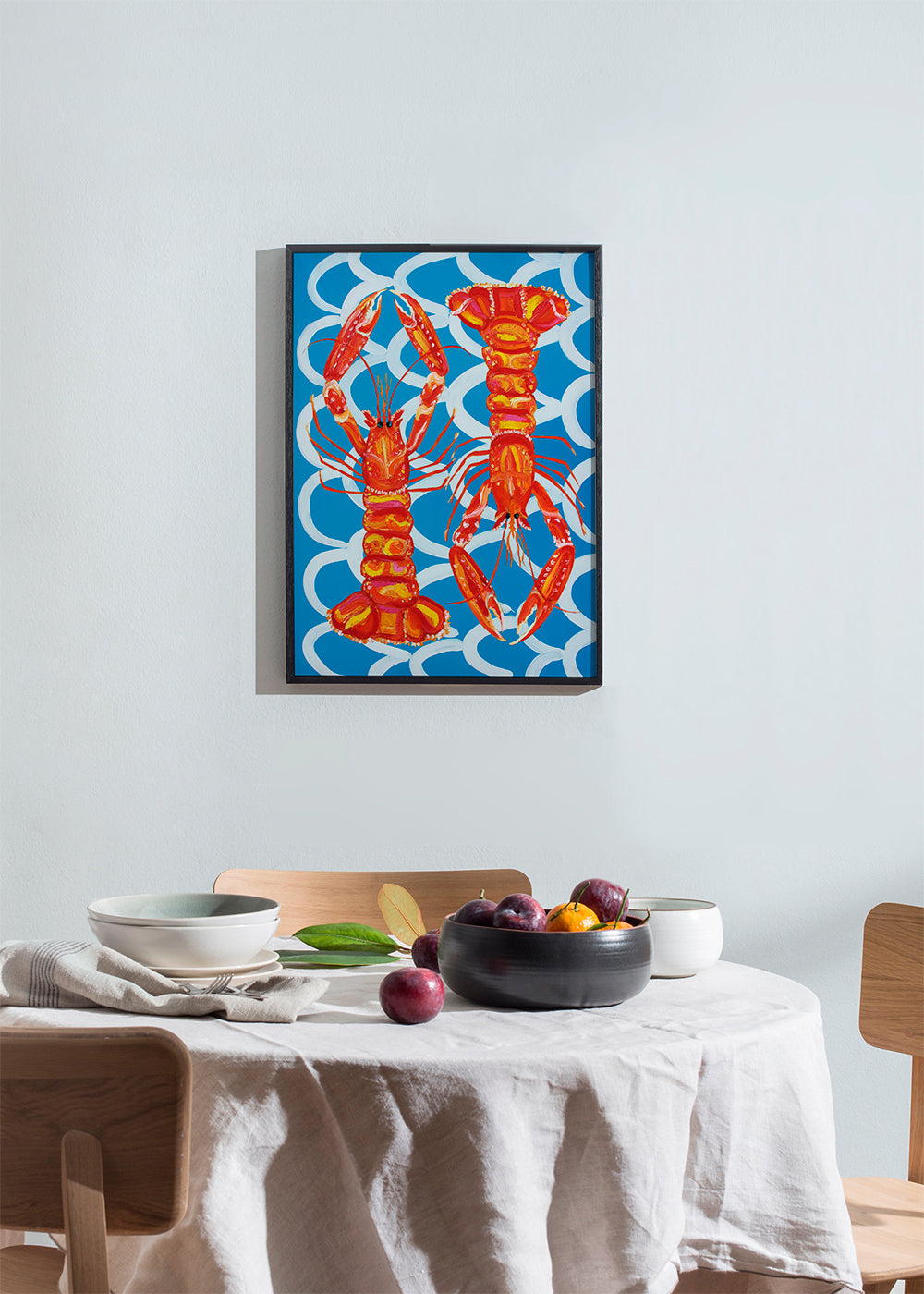 Lisslune | Langoustine On Blue - Alice Straker