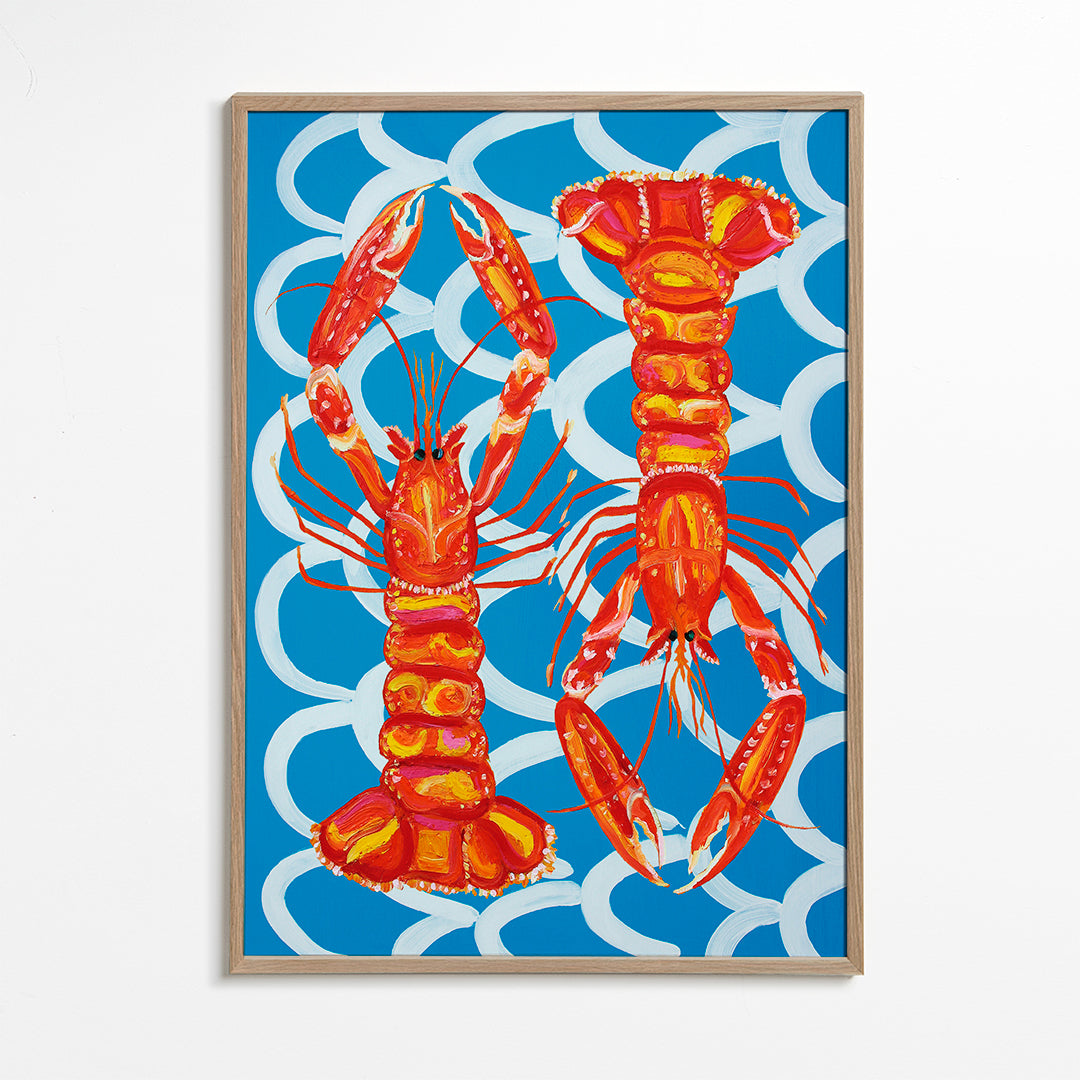 Lisslune | Langoustine On Blue - Alice Straker