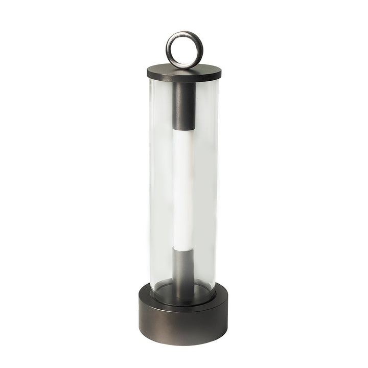 Lisslune | LumiTube - Modern clear glass table lamp