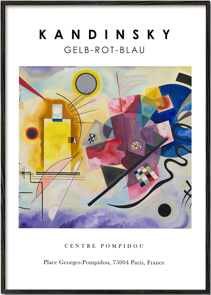 Lisslune | Yellow-Red-Blue Exhibition White - Vasili Kandinsky