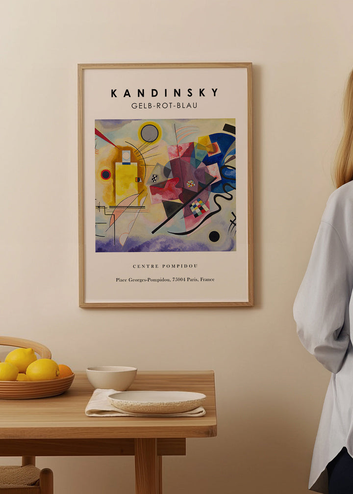 Lisslune | Yellow-Red-Blue Exhibition White - Vasili Kandinsky