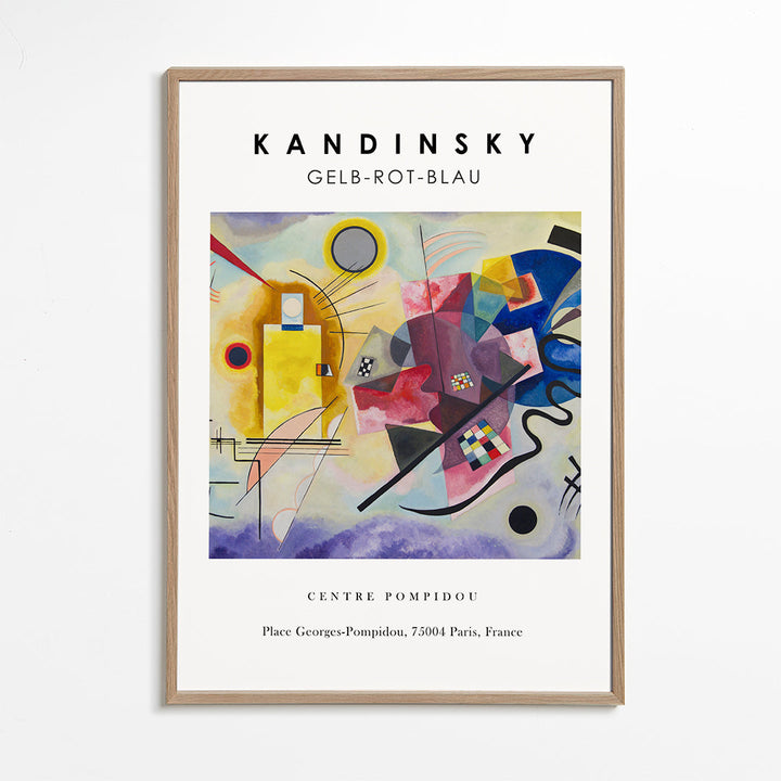 Lisslune | Yellow-Red-Blue Exhibition White - Vasili Kandinsky