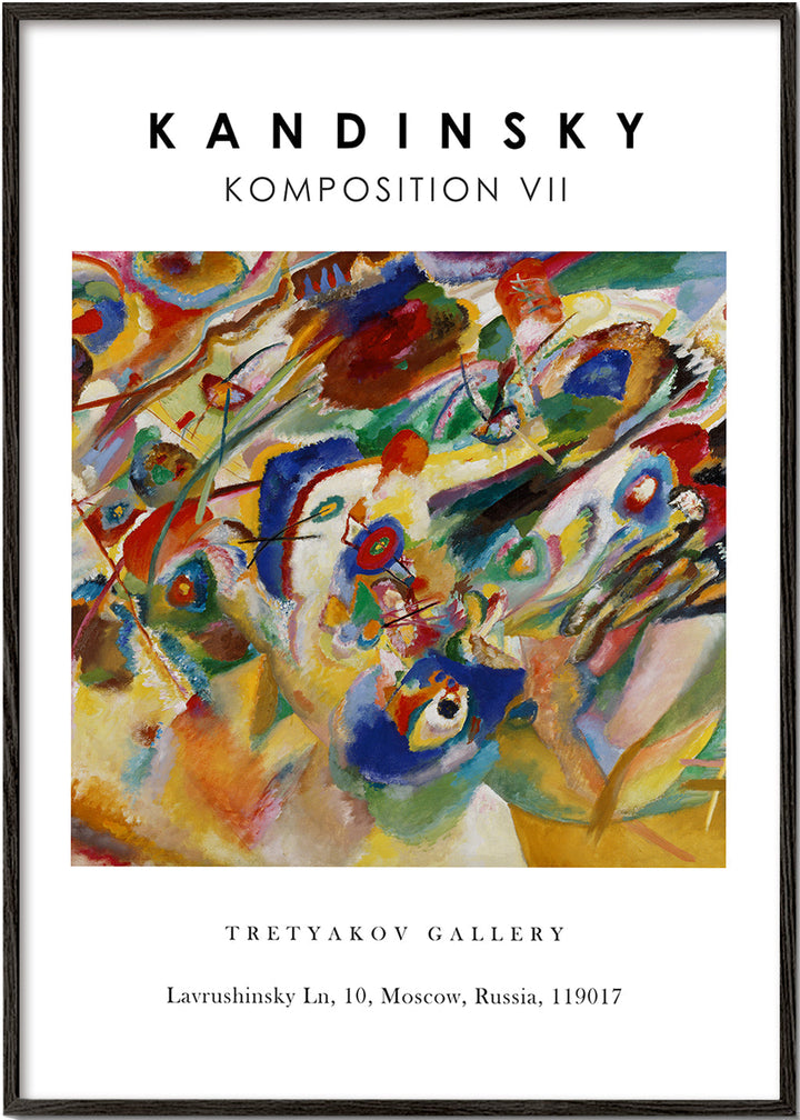 Lisslune | Composition VII Exhibition White - Vasili Kandinsky