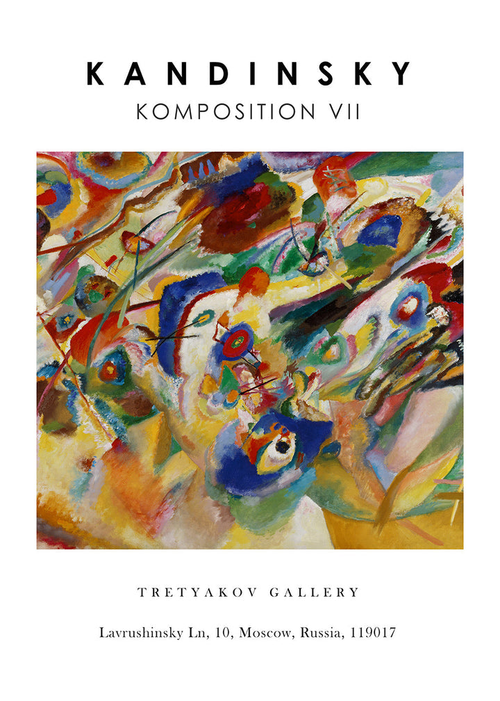 Lisslune | Composition VII Exhibition White - Vasili Kandinsky