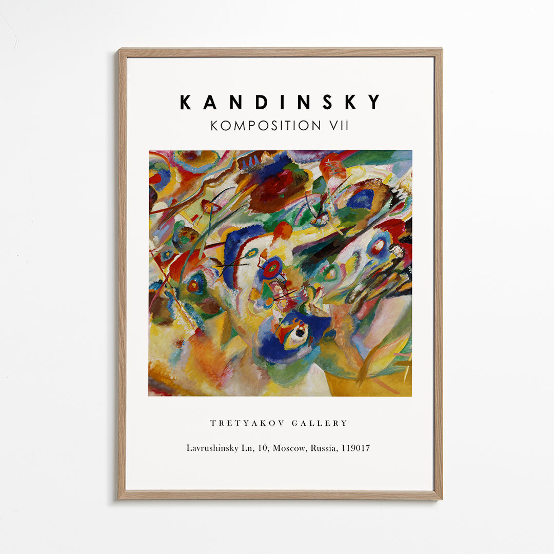 Lisslune | Composition VII Exhibition White - Vasili Kandinsky