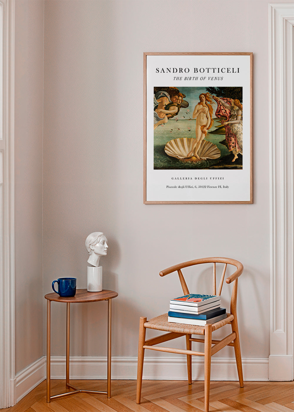 Lisslune | The Birthday of Venus Exhibition White - Sandro Botticelli