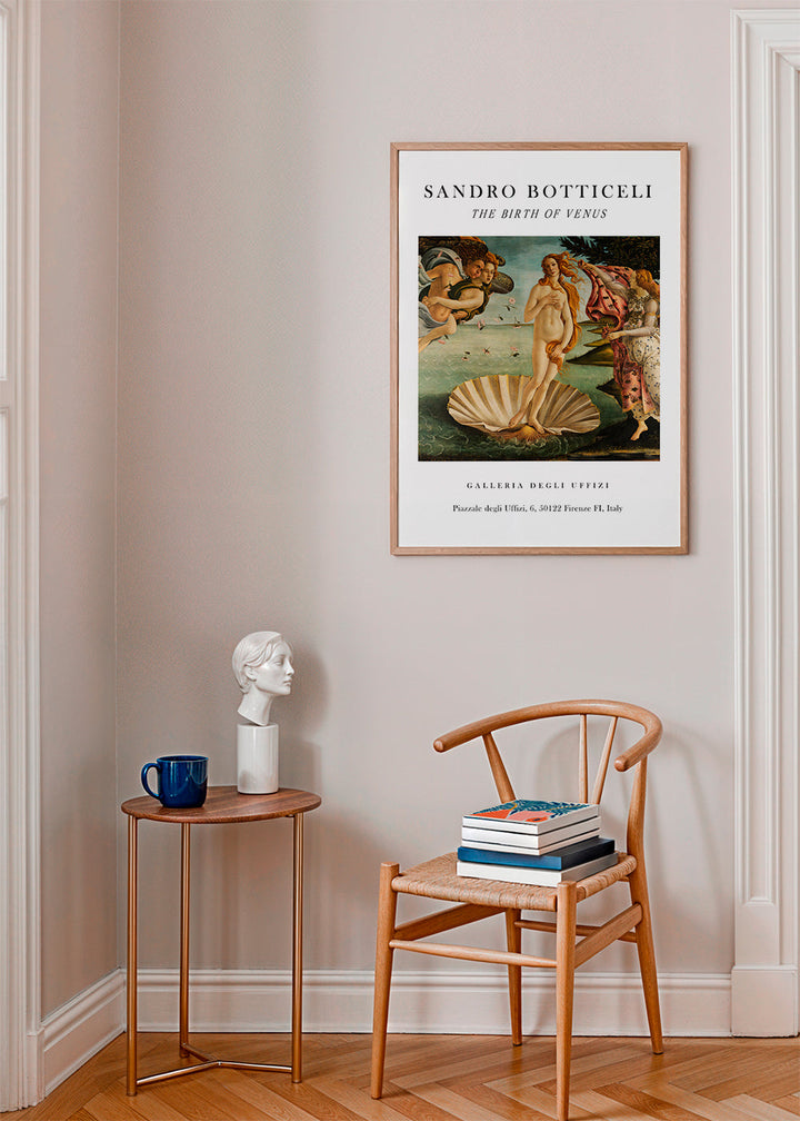 Lisslune | The Birthday of Venus Exhibition White - Sandro Botticelli