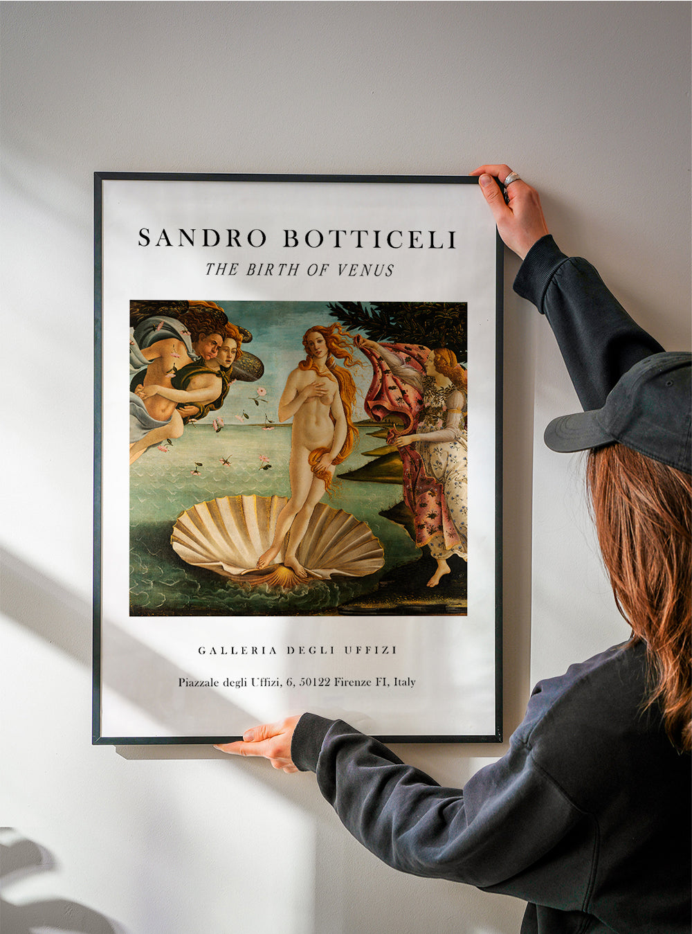 Lisslune | The Birthday of Venus Exhibition White - Sandro Botticelli