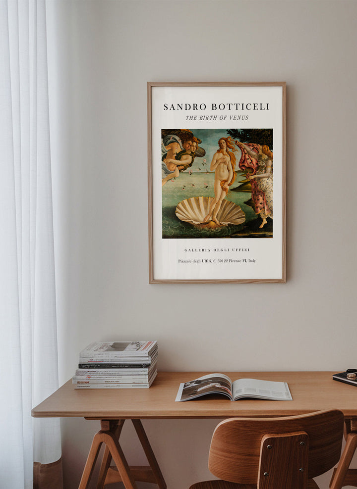 Lisslune | The Birthday of Venus Exhibition White - Sandro Botticelli