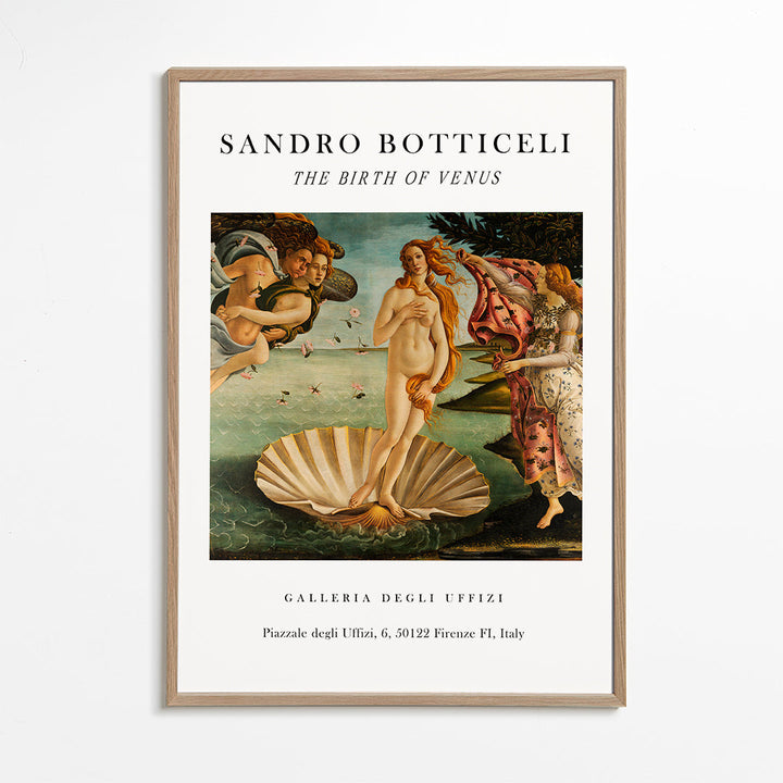 Lisslune | The Birthday of Venus Exhibition White - Sandro Botticelli