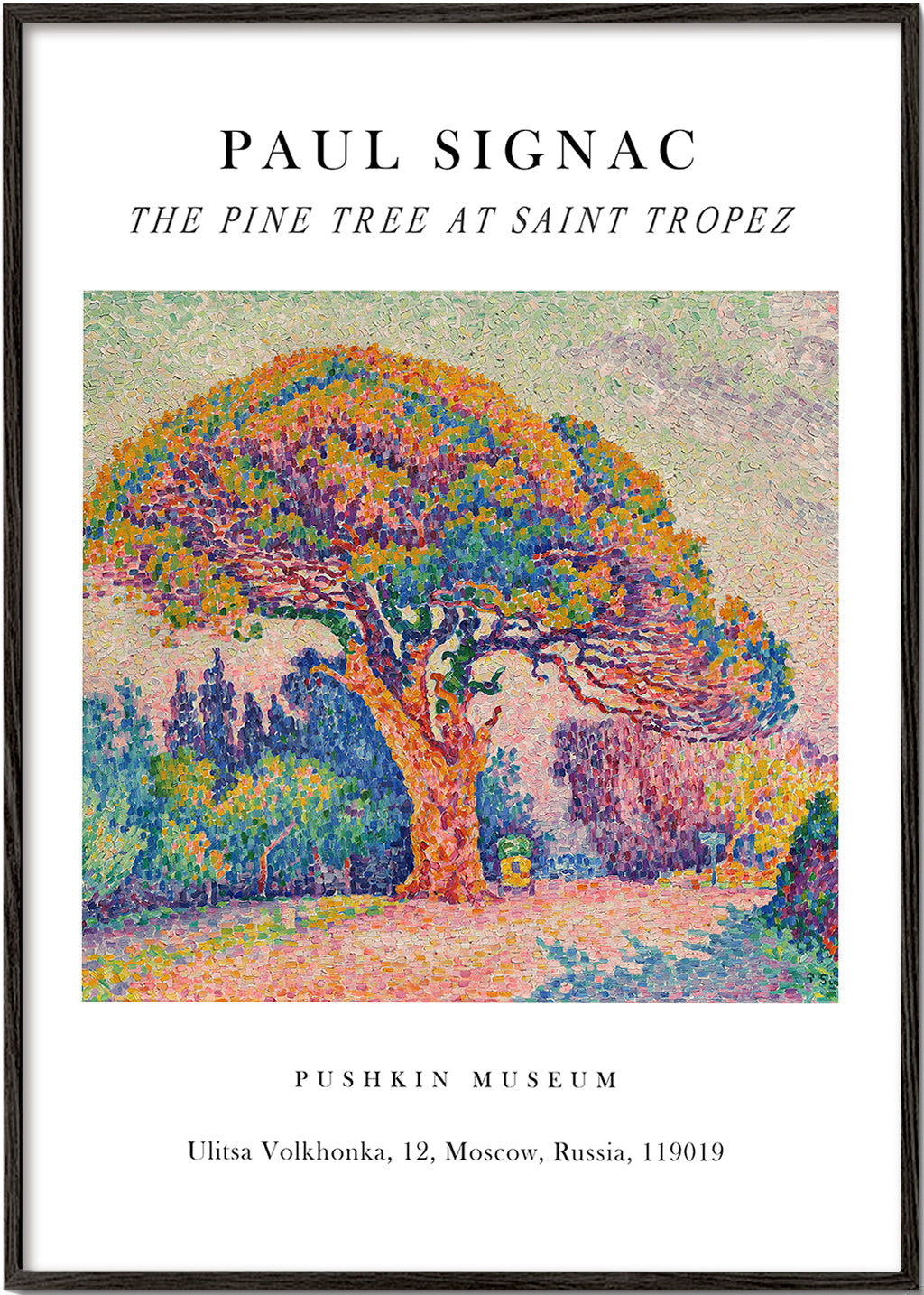 Lisslune | The Pine at Saint Tropez exhibition White - Paul Signac