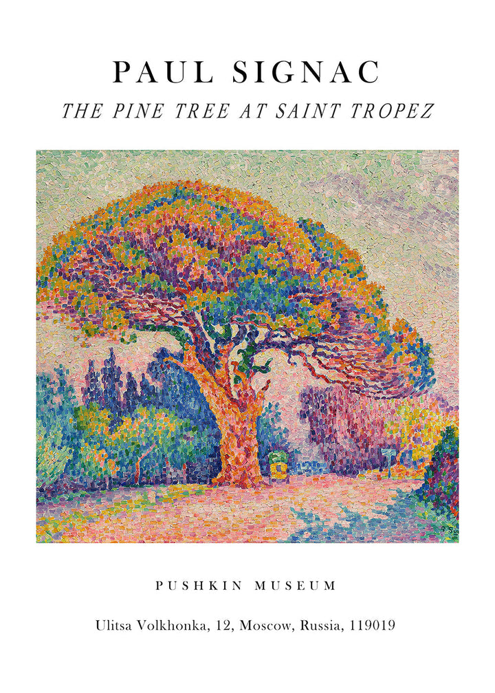 Lisslune | The Pine at Saint Tropez exhibition White - Paul Signac
