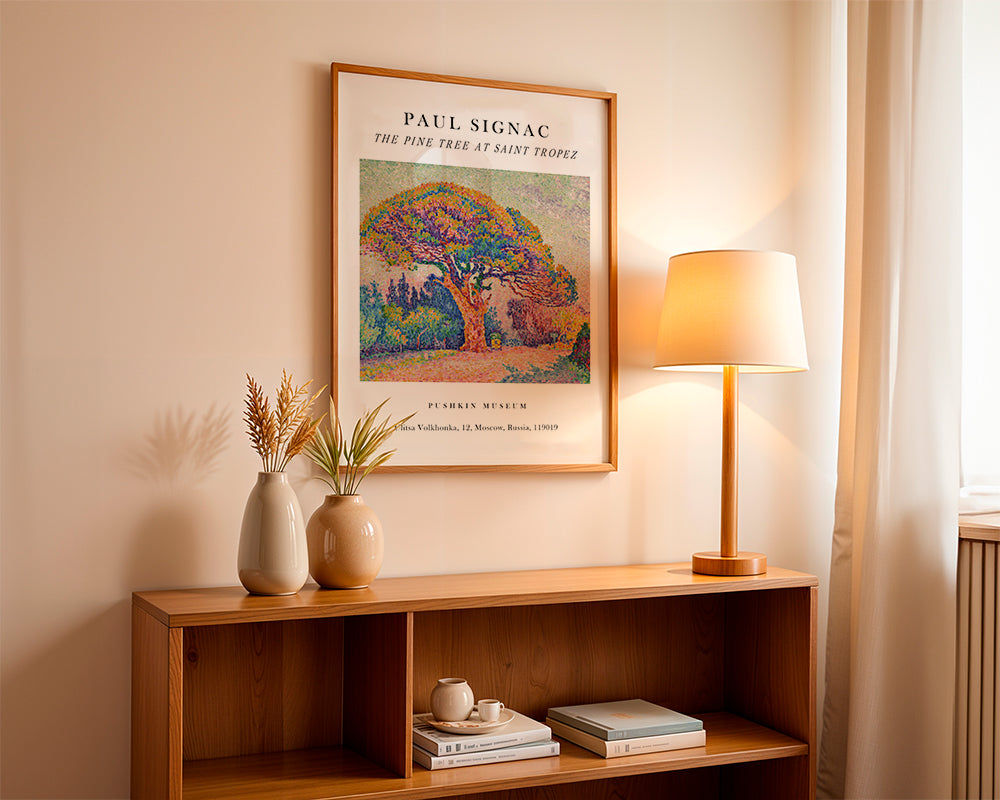 Lisslune | The Pine at Saint Tropez exhibition White - Paul Signac