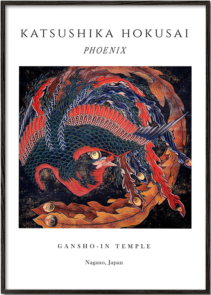 Lisslune | Phoenix exhibition white - Katsushika Hokusai