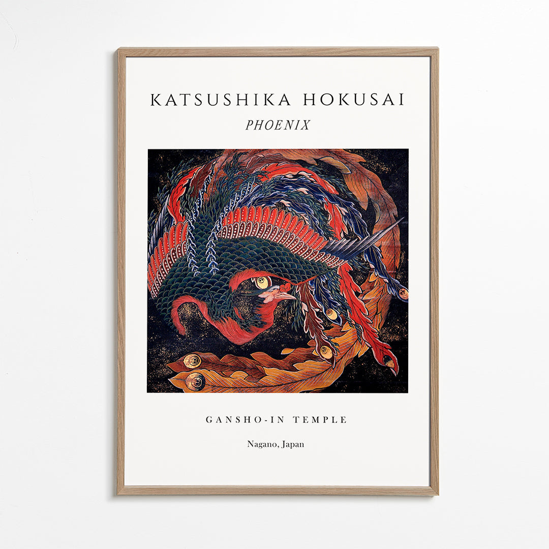 Lisslune | Phoenix exhibition white - Katsushika Hokusai