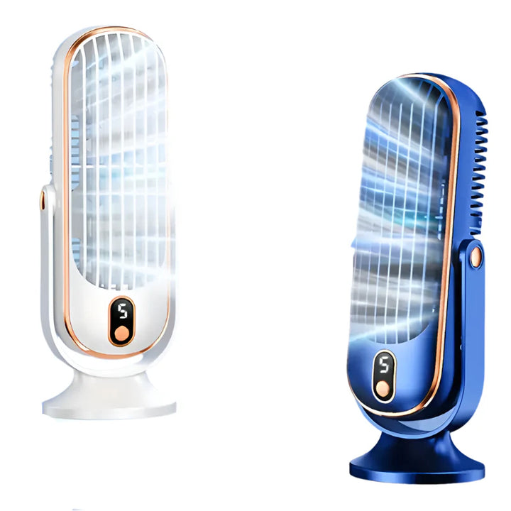 Lisslune | Portable Mini Air Conditioner with USB Charging – 5 Speeds & 720° Rotation