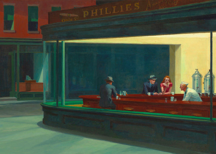 Lisslune | Nighthawks - Edward Hopper