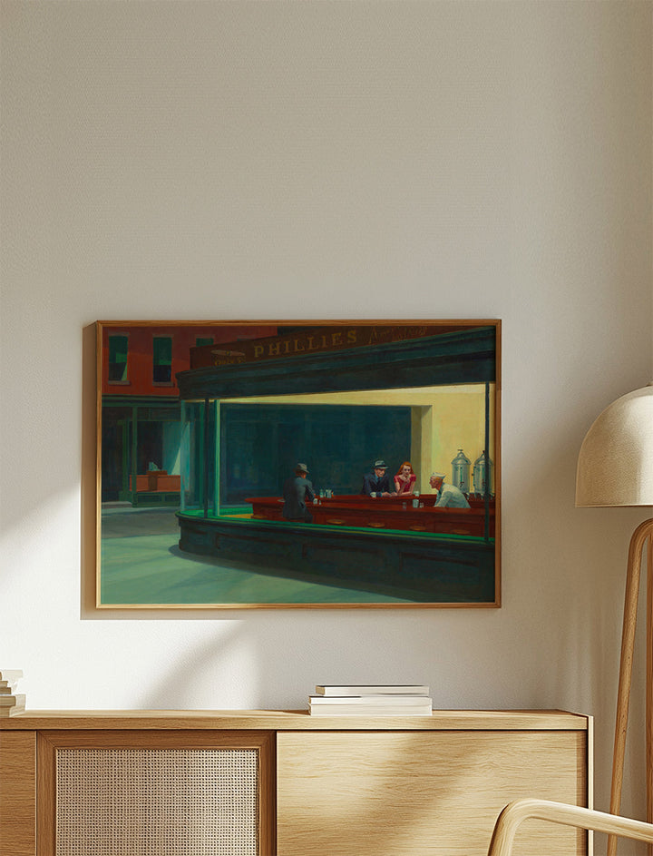 Lisslune | Nighthawks - Edward Hopper