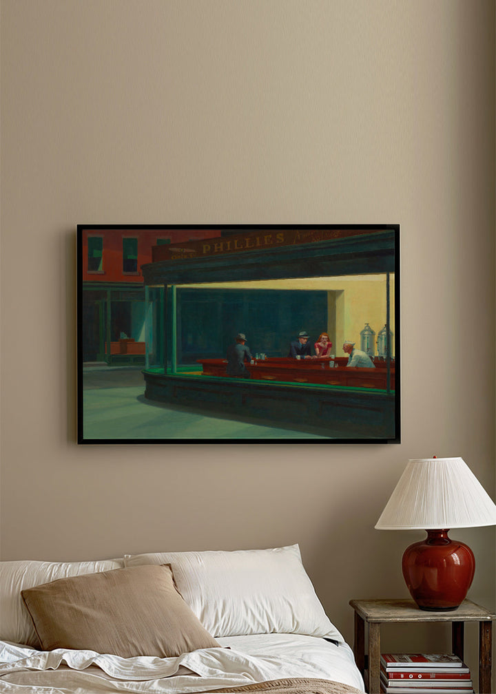 Lisslune | Nighthawks - Edward Hopper