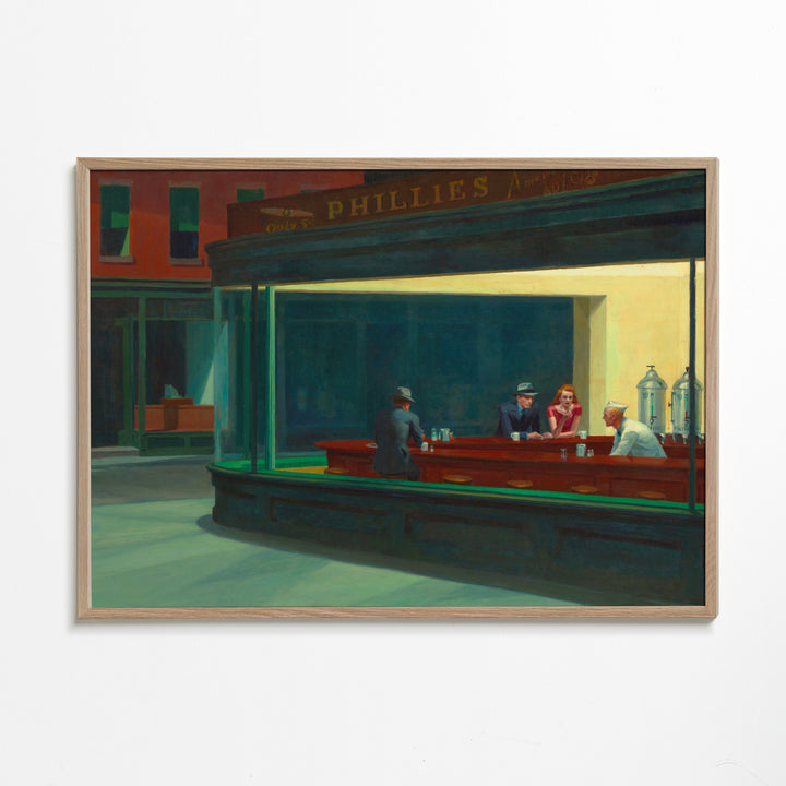 Lisslune | Nighthawks - Edward Hopper