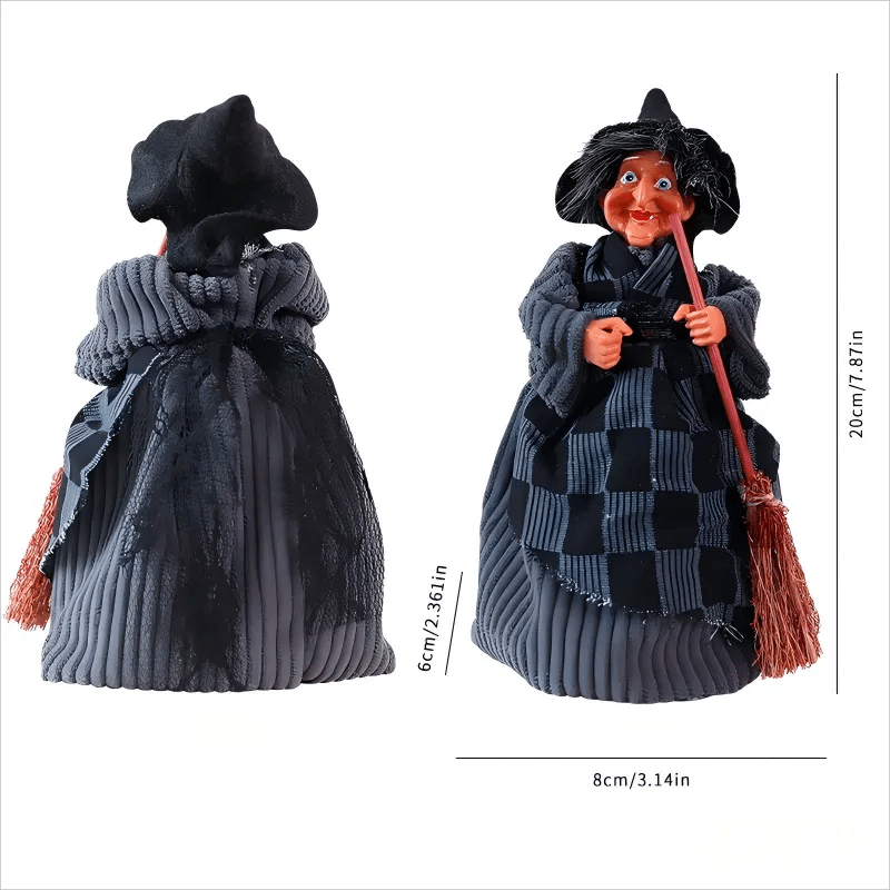 Lisslune | Halloween Witch Doll Statue Decor Desktop