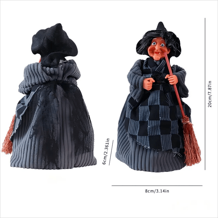Lisslune | Halloween Witch Doll Statue Decor Desktop