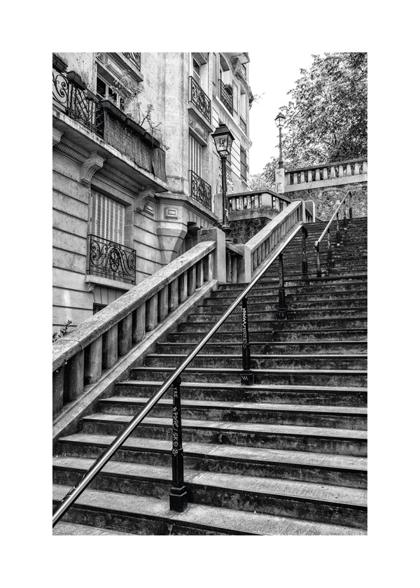 Lisslune | Black Montmartre - Parisian Staircase Cover