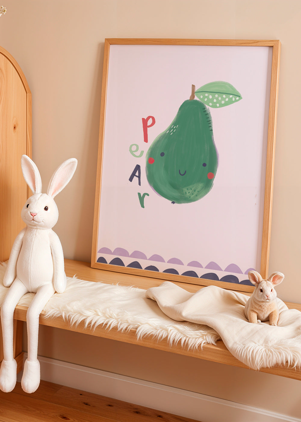 Lisslune | Beautiful Pear Child Art Print