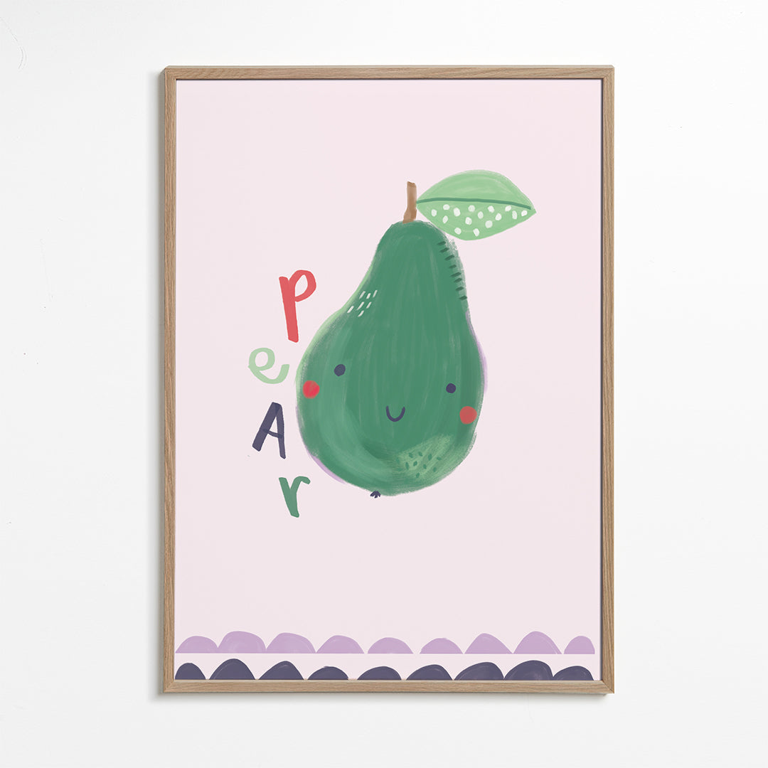 Lisslune | Beautiful Pear Child Art Print