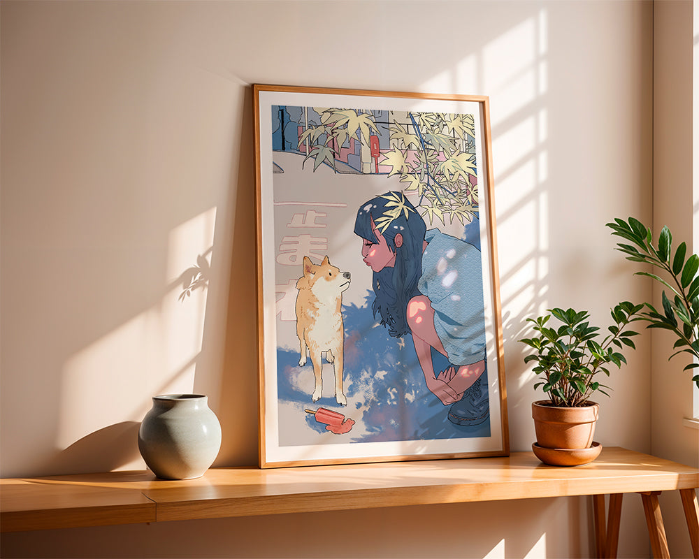 Lisslune | Girl & Shiba