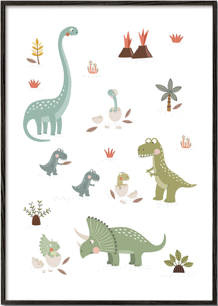 Lisslune | Dino Births in Green