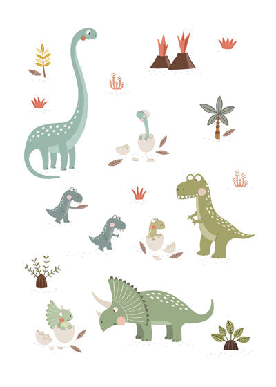 Lisslune | Dino Births in Green