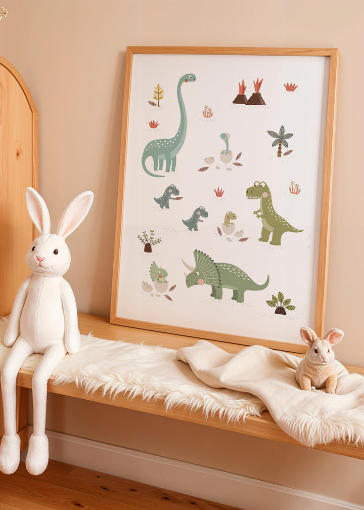 Lisslune | Dino Births in Green