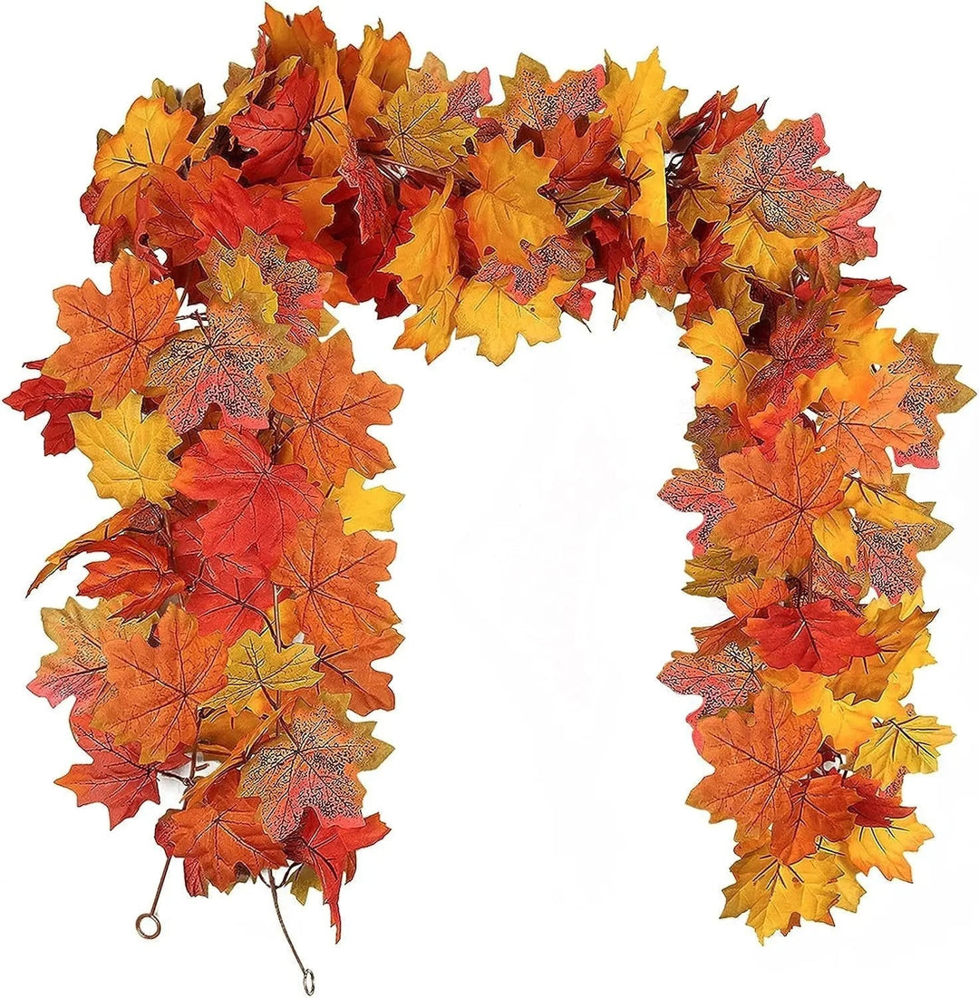 Lisslune | Halloween Autumn Wreath – Handmade Door Wreath with Pumpkins and Eucalyptus