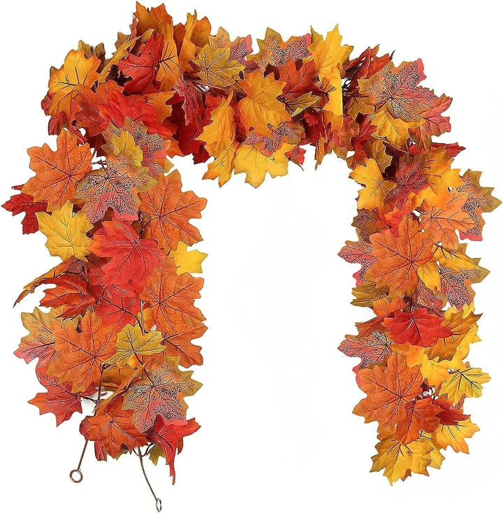 Lisslune | Halloween Autumn Wreath – Handmade Door Wreath with Pumpkins and Eucalyptus