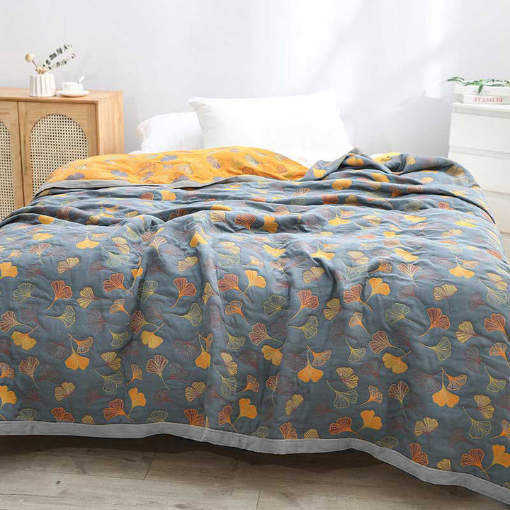 Lisslune | LeafNest - Soft Cotton Bed Linen with Leaf Motif